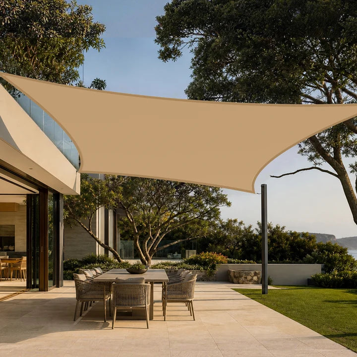 Telo ombreggiante da esterno con protezione UV – Vela parasole resistente per giardino, patio e piscina