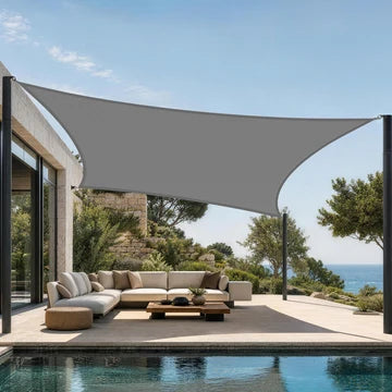 Telo ombreggiante da esterno con protezione UV – Vela parasole resistente per giardino, patio e piscina