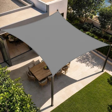 Telo ombreggiante da esterno con protezione UV – Vela parasole resistente per giardino, patio e piscina
