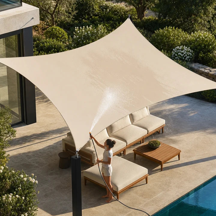 Telo ombreggiante da esterno con protezione UV – Vela parasole resistente per giardino, patio e piscina